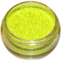Блестки(glitter) в банке 1 гр. лимон голограмма
