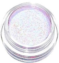 Блестки(glitter) в банке 1 гр. белый голограмма с фиолетовым оттенком