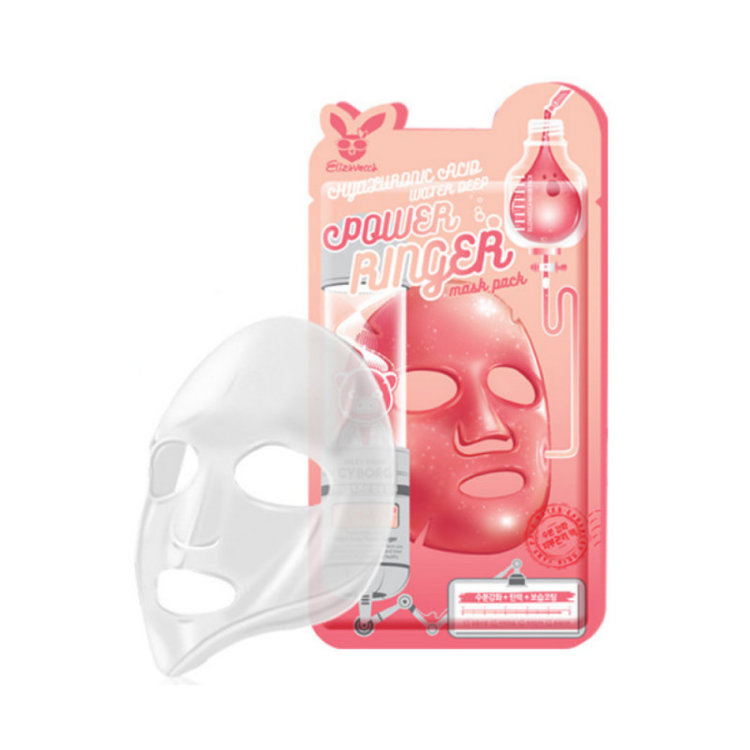 Ткан. маска д/лица Hyaluronic Acid water deep power ringer mask pack
