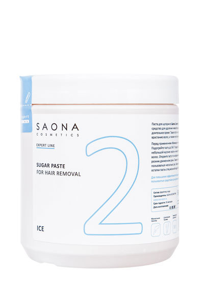 Сахарная паста Saona Cosmetics 2 СУПЕР МЯГКАЯ (ICE) 1000 гр