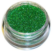 Блестки(glitter) в банке 1 гр.зеленый голограмма