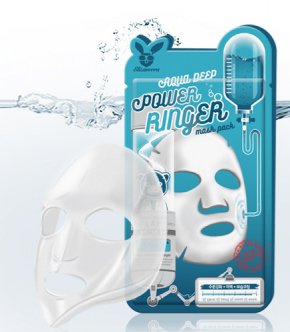 Тканевая маска д/лица Увлажняющая AQUA DEEP POWER Ringer mask pack