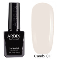 Гель-лак Arbix Candy (Ласковый Нюд) №01, 10мл