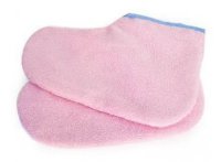 Носки махровые для парафинотерапии розовые