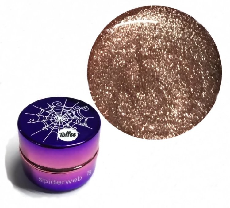 Паутинка EXTRA TOFFEE №06 PINK GOLD SPARKLES     