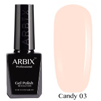 Гель-лак Arbix Candy (Персиковый Десерт) №03, 10мл