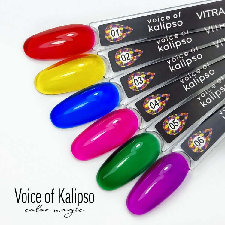 Voice of Kalipso Гель-лак Vitrage №01, 10 мл