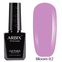 Гель-лак Arbix Bloom (Сиреневый Соблазн) №02, 10мл