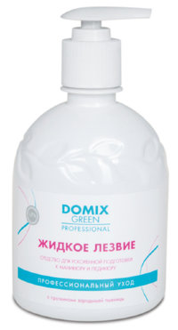Жидкое лезвие для ускоренной подготовки к педикюру Domix 500 ml