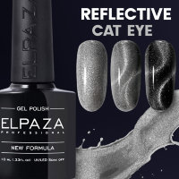 Elpaza Гель-лак Reflective Cat Eye №01, 10 мл