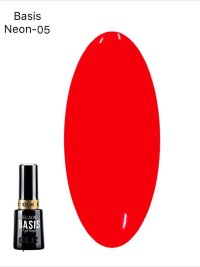 GELLAKTIK BASIS NEON-05 RED PINK - Базовое цветное покрытие, 12мл 