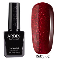 Гель-лак Arbix Ruby (Ча-Ча-Ча) №02, 10мл