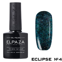 ELPAZA Eclipse No Wipe Top,топ без липкого слоя с эффектом №4, 10 мл. 