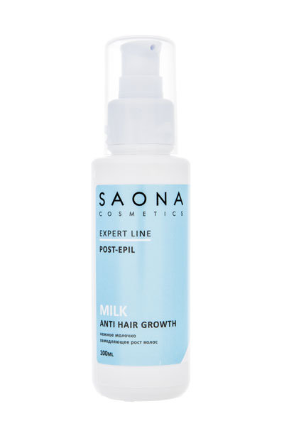 Нежное молочко Saona Cosmetics, замедляющее рост волос 100 мл