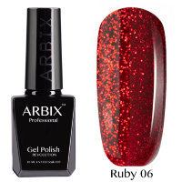 Гель-лак Arbix Ruby (Красный Песок) №06, 10мл