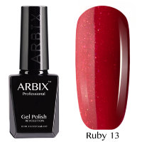 Гель-лак Arbix Ruby (Пылающая Страсть) №13, 10мл