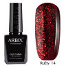 Гель-лак Arbix Ruby (Огненный Феникс) №14, 10мл