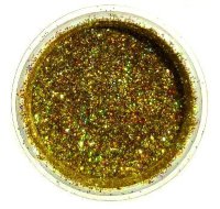 Блестки(glitter) в банке 1 гр. золото